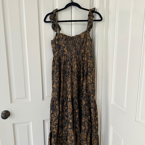 Snake Print Dress - Maxi - Picture 3 of 3